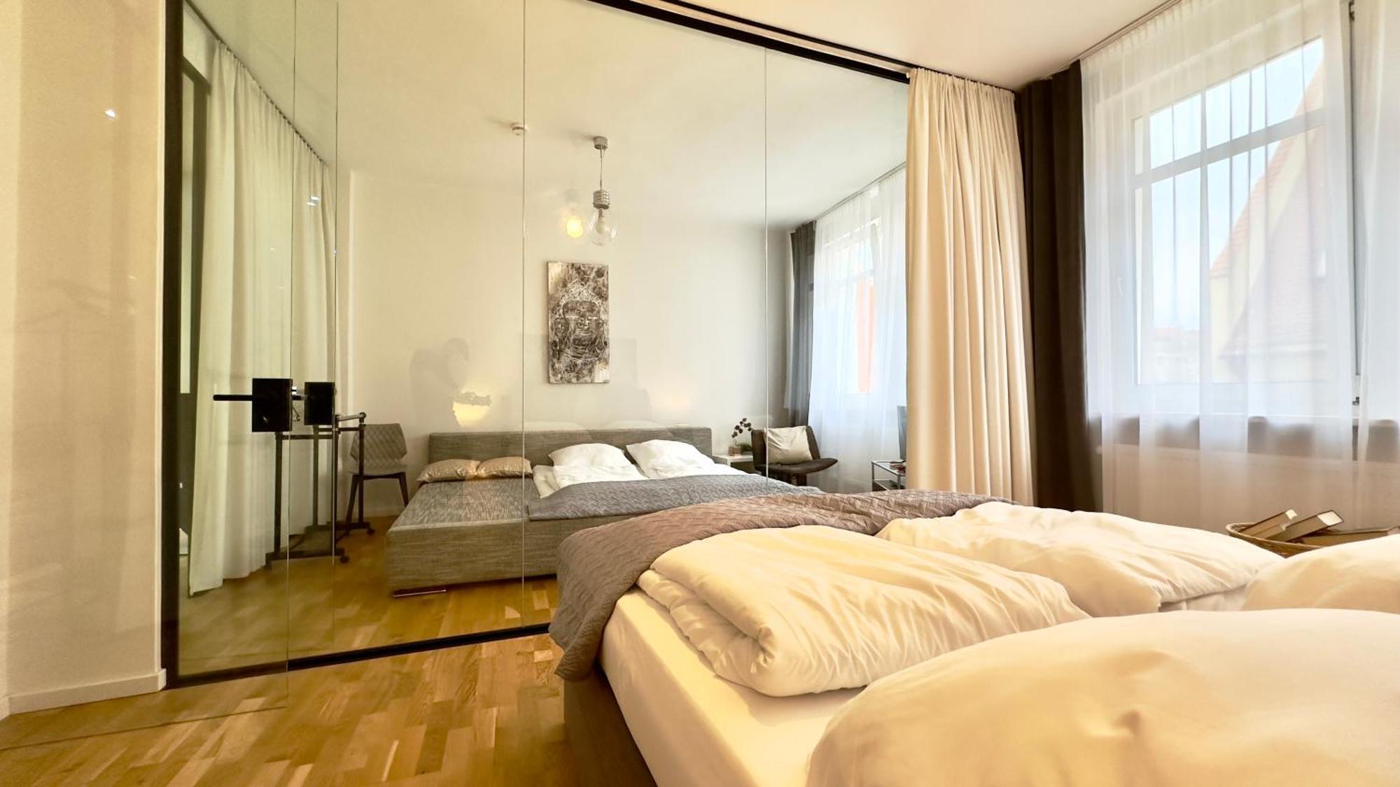 נירנברג Beefree Loft L Beletage Im Stadtpalais I Whirlpool I Metro מראה חיצוני תמונה